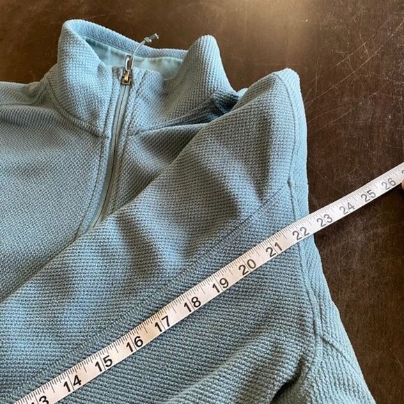 Under Armour Sweater Men L Blue Cold Gear Off Grid Fleece 1/4 Zip Outdoors - Picture 7 of 8